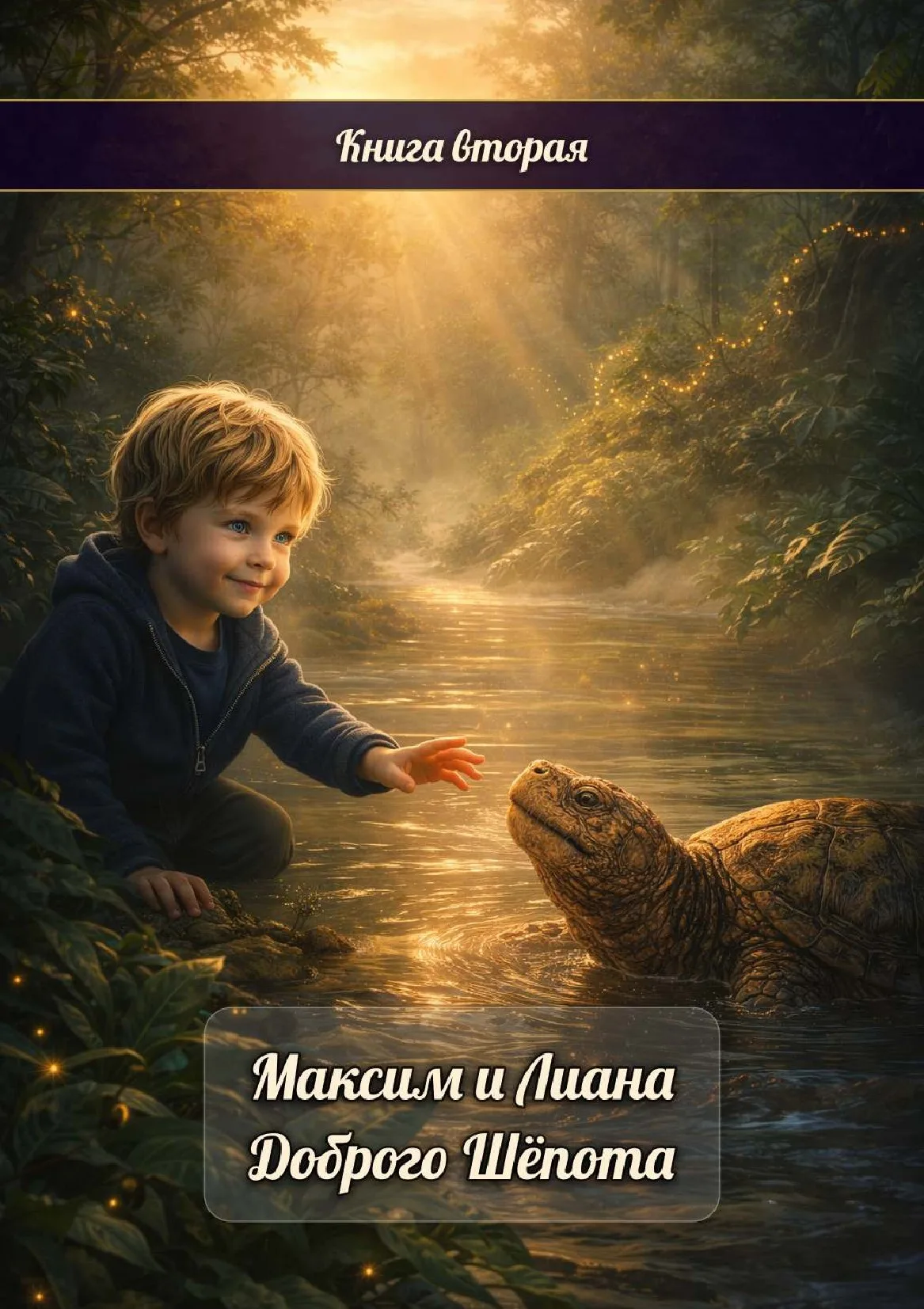 Personalized fairy tale book with child's photo — Maxim and the Vine of Kind Whispers