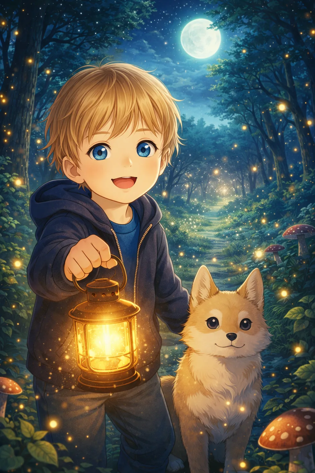 Персонализированная сказка с фото ребёнка — стиль аниме