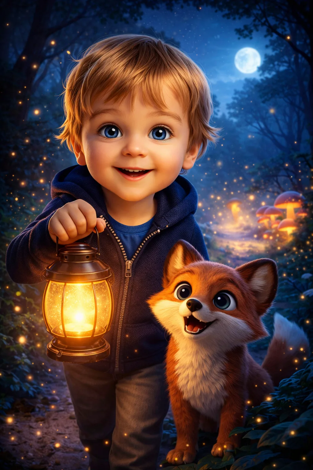 Персонализированная сказка с фото ребёнка — киношный стиль