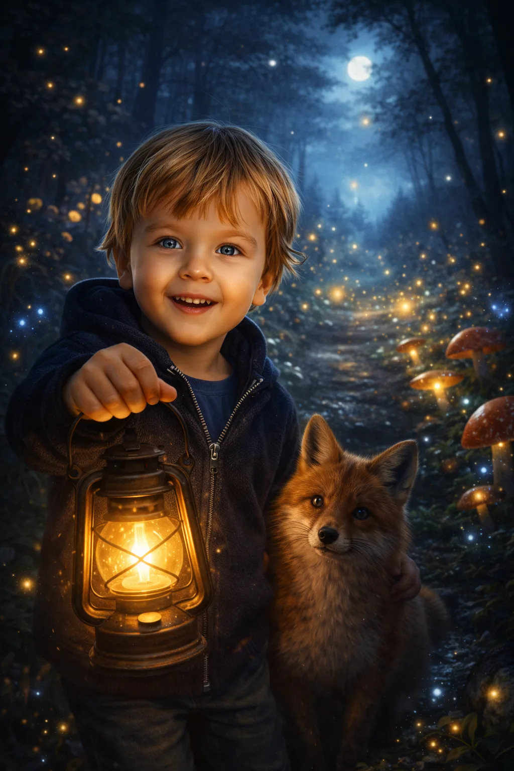 Персонализированная сказка с фото ребёнка — реалистичный стиль